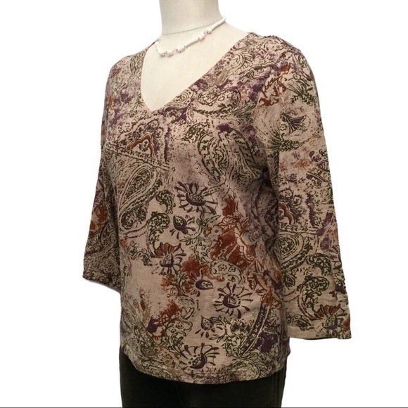 COLDWATER CREEK V-Neck Top! - Picture 1 of 5